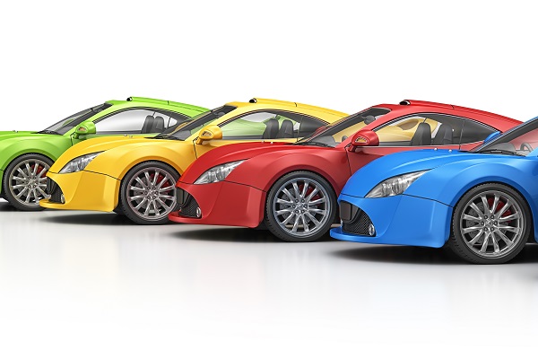 Colourful car